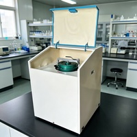 Pulvérisateur d'échantillons scellé de laboratoire 1000g, bol de broyage en acier à haute teneur en manganèse, moulin vibrant pour la préparation d'échantillons de minerai