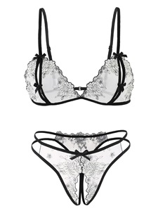 Ensemble de lingerie lumineuse en gros : soutien-gorge et string deux pièces - Product Image 4