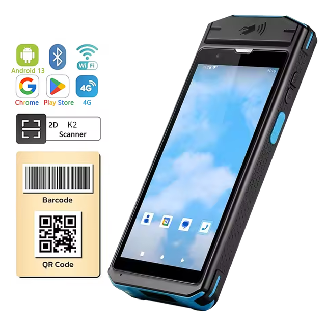 Warehouse Retail Management PDA Barcode Scanner Nfc Industrial Rugged Ip67 Handheld Logistics Rugged Handheld Pda Waterproof