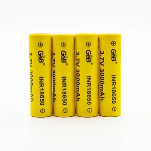 GEB gratis pengiriman 18650 baterai 3000mAh 3.7v li ion baterai 18650 lithium isi ulang ion baterai untuk skuter