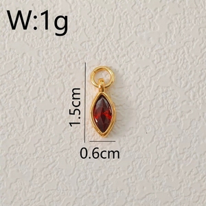 Collier personnalisé en or avec pendentif pierre de naissance marquise unique 2026 – Cadeau idéal pour maman - Product Image 6
