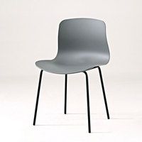 Chaise en plastique blanc moderne pour la formation et l'utilisation à la maison/bureau
