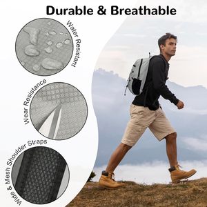 <span class=keywords><strong>Petit</strong></span> <span class=keywords><strong>sac</strong></span> à <span class=keywords><strong>dos</strong></span> de randonnée en nylon pour hommes et femmes, <span class=keywords><strong>sac</strong></span> à <span class=keywords><strong>dos</strong></span> pliable ultraléger pour les voyages, <span class=keywords><strong>sac</strong></span> pliable personnalisé pour la salle de sport - Product Image 5