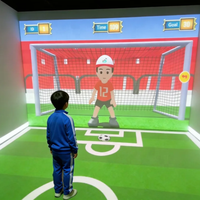 Jeux de projection interactifs en forme de L de ChariotTech Development pour l'exercice physique des adolescents