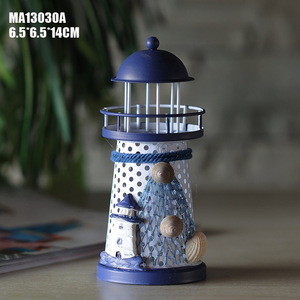 Ywbeyond stile Mediterraneo di media grandezza led faro ferro decorazione di cerimonia nuziale del mestiere regali di compleanno <span class=keywords><strong>arredamento</strong></span> <span class=keywords><strong>nautico</strong></span> - Product Image 2