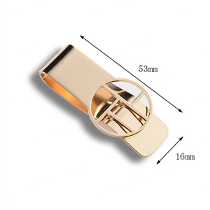 Cartera Metálica Dorada de Alta Calidad, Clip para Marcapáginas de Acero Inoxidable, Clip para Billetes Creativo Personalizable - Product Image 6
