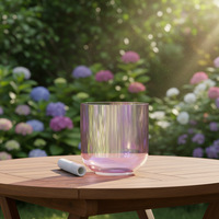 Natural Gemstone Alchemy Crystal Singing Bowl 432 Hz Perfect Pitch Quartz Sound Healing Instrument Other Quartz Products
