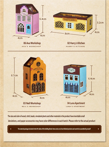 Construisez votre mini-monde : Kits de maisons de poupées modulaires en bois à monter soi-même, ensembles de modélisme <span class=keywords><strong>créatifs</strong></span> pour <span class=keywords><strong>adultes</strong></span> et enfants - Décoration d'intérieur de collection - Product Image 5