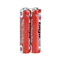 Batería de Carbono Zinc de 1.5 Voltios de Alta Resistencia, AAA R03 Um4, Batería Seca Primaria con Cubierta de PVC, Ideal para Ratón Inalámbrico y Control Remoto