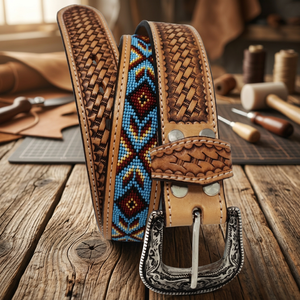 Genuine Special Quality Cow Hide Leather <b>Belt</b> B.S INTERNATIONAL Heavy Duty Copper Buckle Casual Eco Friendly Waterproof 3.8CM - Product Image 1