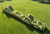 Lilytoys - Casa de Brinco Comercial, Juego para Adultos, Pista de Obstáculos, Actividades Deportivas para Niños, Pista de Obstáculos Inflable