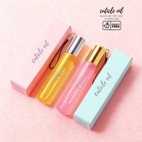 SAGALAG Stylos à Huile pour Cuticules 10ml avec Porte-clés, Logo Personnalisé, Roll-on à Huile pour Ongles, Soin des Cuticules Mini Luxe pour Manucure