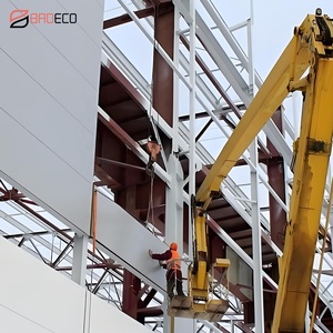 Nhanh chóng cài đặt tường kim loại Bảng điều chỉnh EPS bọt lõi mở rộng Polystyrene Tấm bánh sandwich cho ngoài trời nông nghiệp các tòa nhà - Product Image 5