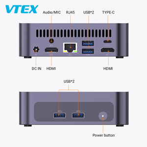 Hochleistungs-Mini-PC R5-7430U prozessor DDR4 RAM M.2 SSD WIFI6 BT5.2 USB Typ-C Grau Metall gehäuse Business Office Mini-PC - Product Image 6