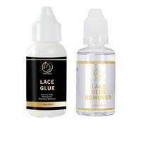 Colle adhésive LaceGlue transfrontalière pour perruques en dentelle – Fixation forte et longue durée – Dissolvant de colle liquide doux