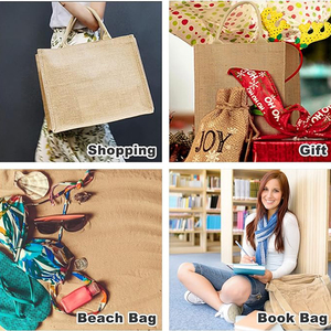 Personalized Bridesmaid Gift Burlap <strong>Tote</strong> <strong>Bags</strong> Custom Name <strong>Jute</strong> <strong>Bag</strong> for Party Beach - Product Image 5