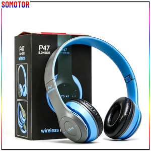 Draadloze hoofdtelefoon P47 Stereo Headset met SD-kaartlezer, ingebouwde microfoon en bedrade aansluiting - Product Image 1