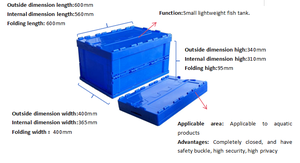 <span class=keywords><strong>Caisse</strong></span> pliable empilable et réutilisable <span class=keywords><strong>avec</strong></span> <span class=keywords><strong>couvercle</strong></span> verrouillable pour la logistique en circuit fermé, réduit le volume de retour vide de 70 % - Product Image 6