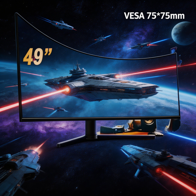 Borderless 49  Inch 165/180/240Hz Gaming Monitor High Quality LED LCD PC Monitor 1ms Response Time