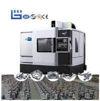 Petite fraiseuse universelle à 5 axes CNC Centre d'usinage vertical CNC VMC650 en aluminium