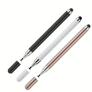 Silicone Tip Capacitive 2-in-1 Multi-Functional Plastic <b>Pen</b> for Pad Touch Screens 1.0mm Writing Width Black Ink 125mm Length - Product Image 1