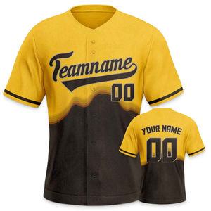 Uniforme de baseball pour jeunes, maillot à manches courtes personnalisé imprimé pour hommes, vêtements de sport, maillot de baseball - Product Image 1