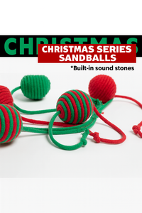 كرة قط كلاسيكية وصديقة للكريسماس ومجموعة كرة حبل مع خفافيش اللعب الذاتي ومطاردة حبل متعرج متين بألوان مختلطة - Product Image 4