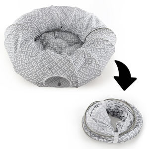 Túnel interactivo plegable para gatos, juguete de cama de alta calidad para gatos grandes - Product Image 6