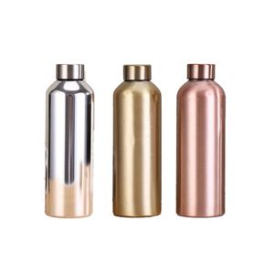 Gourde en aluminium personnalisée avec logo, bouteille d'eau portable pour l'extérieur avec bouchon, 720 ml - Product Image 1