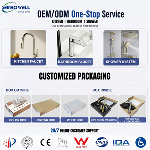 <span class=keywords><strong>Rubinetto</strong></span> miscelatore <span class=keywords><strong>alto</strong></span> per <span class=keywords><strong>lavabo</strong></span> Watermark, con maniglia a leva singola, in acciaio inox 304, per bagno - Product Image 6
