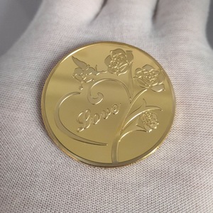 Moneda Conmemorativa del Gallo Enojado, Personalización Completa con Tu Diseño, Moneda de Desafío de Latón Antiguo Pintado y Galvanizado - Product Image 2