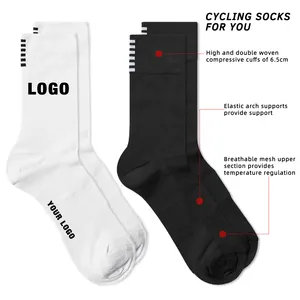 Profesyonel takım streç örgü bisiklet çorap spor bisiklet çorap Unisex atletik bisiklet spor yol bisikleti çorap