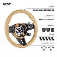 Volant en cuir de haute qualité avec palettes de changement de vitesse pour Porsche Panamera Cayenne Macan 718 - Vente chaude directe usine