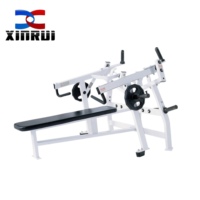 Presse à pectoraux latérale horizontale Xinrui pour le renforcement musculaire isolé des pectoraux, entraîneur de musculation unilatérale