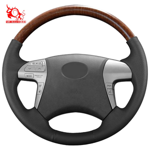 <span class=keywords><strong>Hilux</strong></span> 하이랜더 캠리 Aurion 2008 2009 2012 스포츠 도요타에 대한 사용자 정의 자동차 핸들 커버 1 세트 사용자 정의 색상 MRBULLS - Product Image 2
