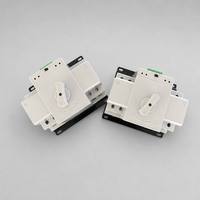 Commutateur de transfert automatique AORDIC, double alimentation 2P monophasé 220V, interrupteur de contrôle de coupure de courant ATS domestique