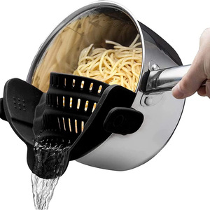 En gros Passoire à clipser réglable pour casseroles, poêles, bols et égouttoir de cuisine portable - Product Image 5