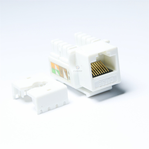 Placa de pared para <span class=keywords><strong>cable</strong></span> UTP sin herramientas, conector Keystone <span class=keywords><strong>Cat</strong></span> <span class=keywords><strong>6a</strong></span> Zhefan RJ45, conector impermeable IP68 - Product Image 5