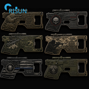 Décapsuleur personnalisé en forme de pièce de monnaie de défi, thème Forces Armées Américaines (USAF, USMC, USN), pour Vétérans, Tirants de précision, Fusiliers, Sniper et Pistolets - Product Image 3