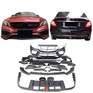 ชุดแต่งหน้ารถยนต์ RUNZE สำหรับ E-Class W213 ปี 2016-2020  วัสดุพลาสติก+คาร์บอนไฟเบอร์ แบบยึดติดด้วยสกรู ชุดแต่งรอบคัน สเกิร์ตหน้า สเกิร์ตหลัง - Product Image 1