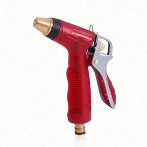 Pistolet pulvérisateur haute pression en laiton réglable pour arrosage de jardin et lavage de voiture - Product Image 1