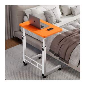 Mesita de noche ajustable con ruedas para comedor, <span class=keywords><strong>escritorio</strong></span> de oficina móvil, cama, dormitorio Perezoso - Product Image 6