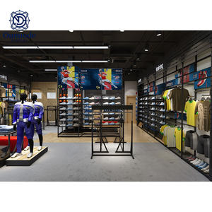 Diseño de Tienda Deportiva Integral con Estanterías Modulares, Solución de Mobiliario Personalizado para Tiendas de Calzado y Ropa - Product Image 3