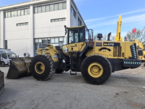 Chargeur sur pneus Komatsu wa470 d'occasion Original fabriqué au Japon Chargeur frontal d'occasion wa470-6 WA500-6 WA600-6 chargeur d'occasion pas cher - Product Image 6