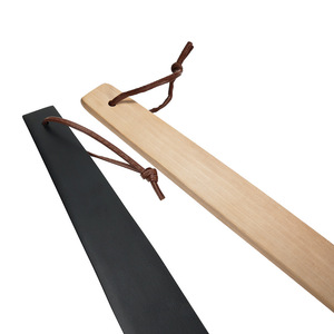 Yingte Solid Wood Shoehorn Straight Handle Durable Shoe <b>Puller</b> For Elderly Pregnant Women Household Use - Product Image 2