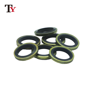 Tự định tâm cao su dowty ngoại quan con dấu kim loại kết hợp máy giặt sắt cao su Thép không gỉ hợp chất niêm phong Composite con dấu - Product Image 4