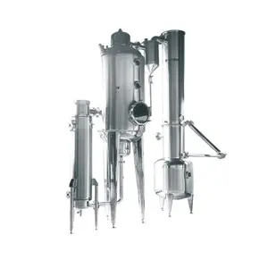 Concentrateur d'évaporateur de jus de fruits lait liquide équipement de machine de concentration d'évaporation sous vide à effet unique
