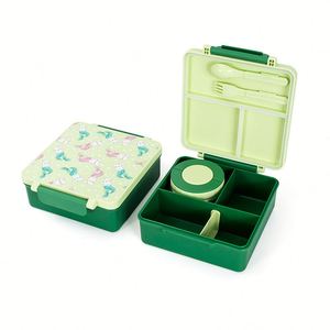 Custom Bento <b>Lunch</b> <b>Box</b> <b>with</b> Leak Proof Thermo Food Jar for Girl Kids Teens School Travel Picnic - Product Image 2