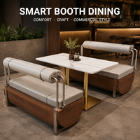 Banquettes de restaurant, ensemble de banquettes autoportantes avec dossier cylindrique pour café, hôtel, bar, lounge, restaurant, cantine, cuisine japonaise