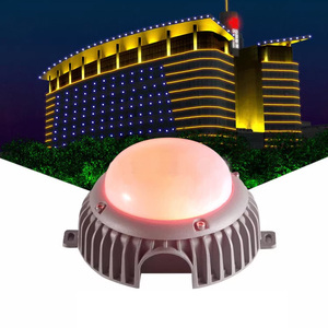 Beste Mehrfarbige Fassaden-Wandmontierte DMX Artnet RGB Pixel LED-Punktlichter IP65 Wasserdicht CRI95 Auto-Adressierbare Decken-Lichterkette - Product Image 2